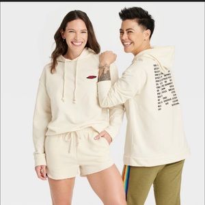 This is for the dancing queens…Pride Blu Poem Hoodie in Cream Color